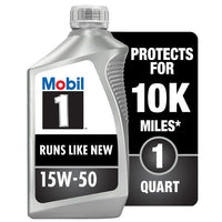 Mobil 1 Advanced Full Synthetic Motor Oil 15W-50, 1 qt EasyOptionXY LLC