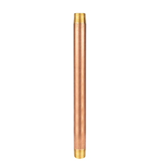 3/4 in. x 18 in. Red Brass Pipe