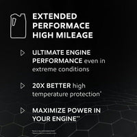 Mobil 1 Extended Performance High Mileage Full Synthetic Motor Oil 5W-20, 5 qt (3 Pack) EasyOptionXY LLC