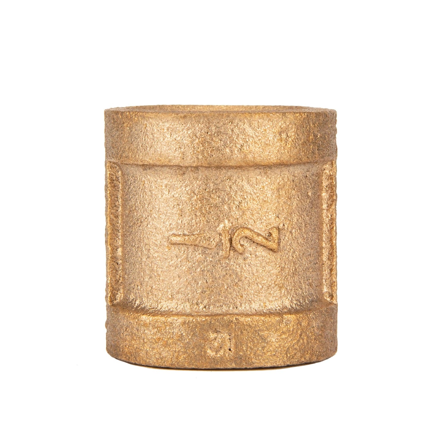1/2 in. Red Brass Coupling PIPE DECOR