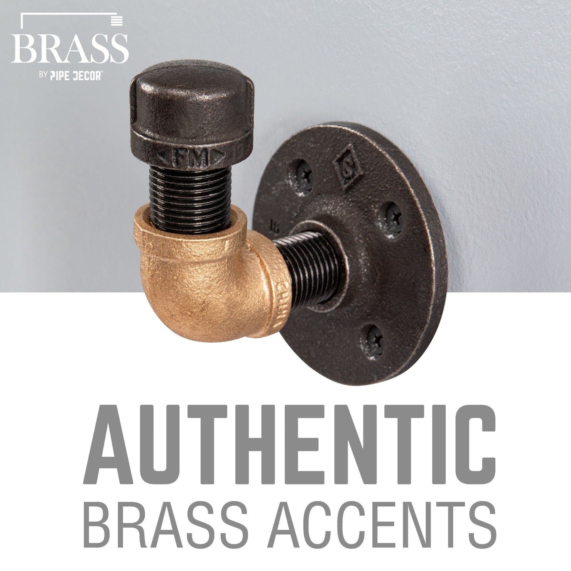 1/2 in. Red Brass 90 Degree Elbow PIPE DECOR