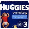 Huggies Overnites NIghttime Baby Diaper Size 3; 58 Count EasyOptionXY LLC