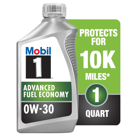 Mobil 1 Advanced Fuel Economy Full Synthetic Motor Oil 0W-30, 1 qt EasyOptionXY LLC