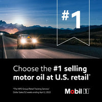 Mobil 1 Advanced Fuel Economy Full Synthetic Motor Oil 0W-30, 1 qt EasyOptionXY LLC