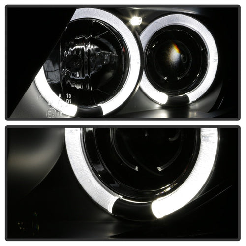 Spyder BMW Z4 03-08 Projector Headlights Xenon/HID Model Only - LED Halo Black PRO-YD-BMWZ403-HID-BK OffRoadUSA.com