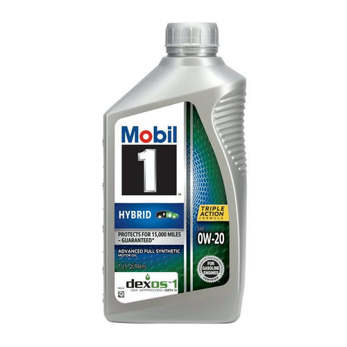 Mobil 1 Hybrid 0W-20 Advanced Full Synthetic Motor Oil, 1 qt EasyOptionXY LLC