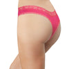 V-Front Modal Thong with Lace 3 Pack Love Libby Panties