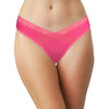 V-Front Modal Thong with Lace 3 Pack Love Libby Panties