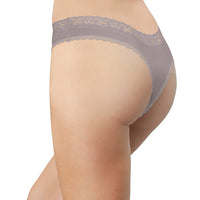 V-Front Modal Thong with Lace 3 Pack Love Libby Panties
