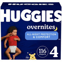 Huggies Overnites NIghttime Baby Diaper Size 4; 116 Count EasyOptionXY LLC