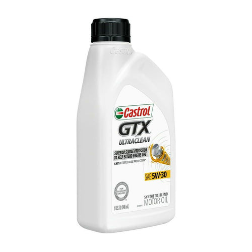 Castrol GTX Ultraclean 5W-30 Synthetic Blend Motor Oil, 1 Quart EasyOptionXY LLC