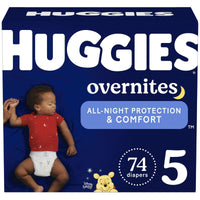 Huggies Overnites NIghttime Baby Diaper Size 5; 74 Count EasyOptionXY LLC