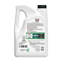 Castrol GTX Ultraclean 0W-20 Synthetic Blend Motor Oil, 5 Quarts EasyOptionXY LLC