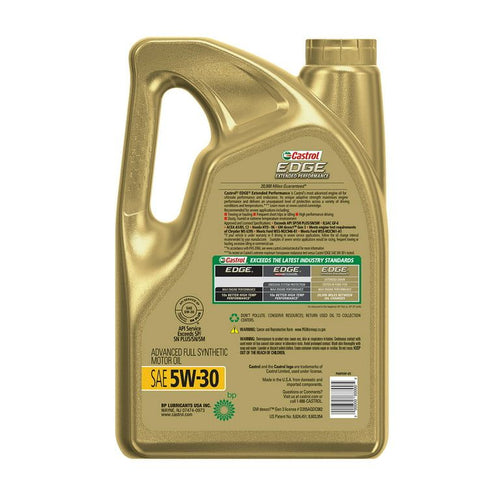 Castrol Edge Extended Performance 5W-30 Advanced Full Synthetic Motor Oil, 5 Quarts, Case of 3 EasyOptionXY LLC