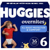 Huggies Overnites NIghttime Baby Diaper Size 6; 36 Count EasyOptionXY LLC