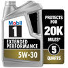 Mobil 1 Extended Performance Full Synthetic Motor Oil 5W-30, 5 qt EasyOptionXY LLC