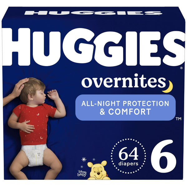 Huggies Overnites NIghttime Baby Diaper Size 6; 64 Count EasyOptionXY LLC