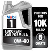 Mobil 1 FS European Car Formula Full Synthetic Motor Oil 0W-40, 5 qt EasyOptionXY LLC