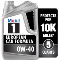 Mobil 1 FS European Car Formula Full Synthetic Motor Oil 0W-40, 5 qt EasyOptionXY LLC