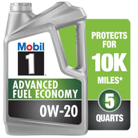 Mobil 1 Advanced Fuel Economy Full Synthetic Motor Oil 0W-20, 5 qt EasyOptionXY LLC