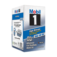 Mobil 1 High Mileage Full Synthetic Motor Oil 5W-30, 12 qt Bag in Box EasyOptionXY LLC
