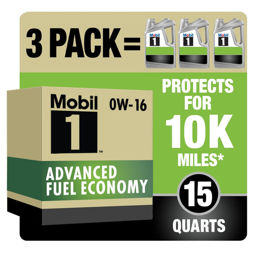 Mobil 1 Advanced Fuel Economy Full Synthetic Motor Oil 0W-16, 5 qt (3 Pack) EasyOptionXY LLC