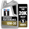 Mobil 1 Extended Performance Full Synthetic Motor Oil 10W-30, 5 qt EasyOptionXY LLC