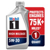 Mobil 1 High Mileage Full Synthetic Motor Oil 5W-30, 1 qt EasyOptionXY LLC