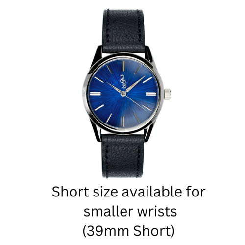 Blue Sunburst Watch The Beyond Boring Watch Company