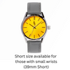Yellow Sunburst Watch The Beyond Boring Watch Company