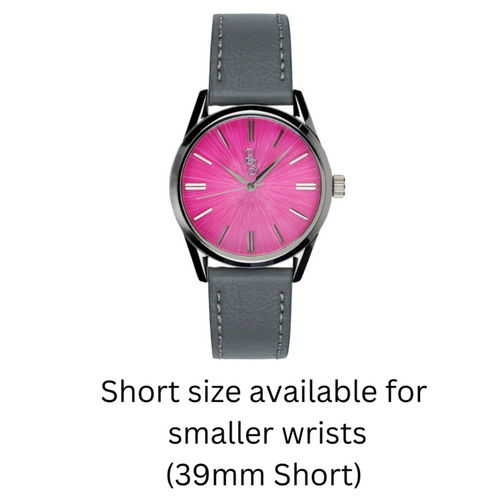 Pink Sunburst Watch The Beyond Boring Watch Company