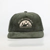 Green Rivers corduroy SnapBack hat for toddlers and youth Keep the Littles Wild