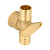PEX-B Crimp 3/4" PEX x 3/4" PEX x 1/2" Drop Ear Tee (Lead Free) Plumbingsell