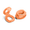 Orange Knot Bow Clip Shoelace Accessory The Original Stretchlace