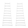 White Stretchy Tieless Silicone Elastic Shoelaces | 20 Straps The Original Stretchlace