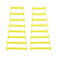 Yellow Stretchy Tieless Silicone Elastic Shoelaces | 16 Straps The Original Stretchlace