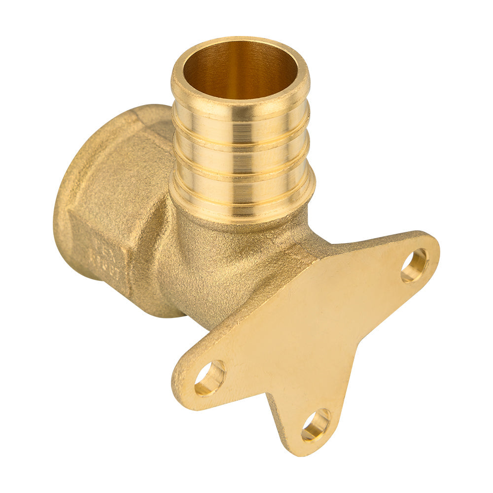 PEX-B Crimp 3/4" PEX x 1/2" Drop Ear Elbow (Lead Free)