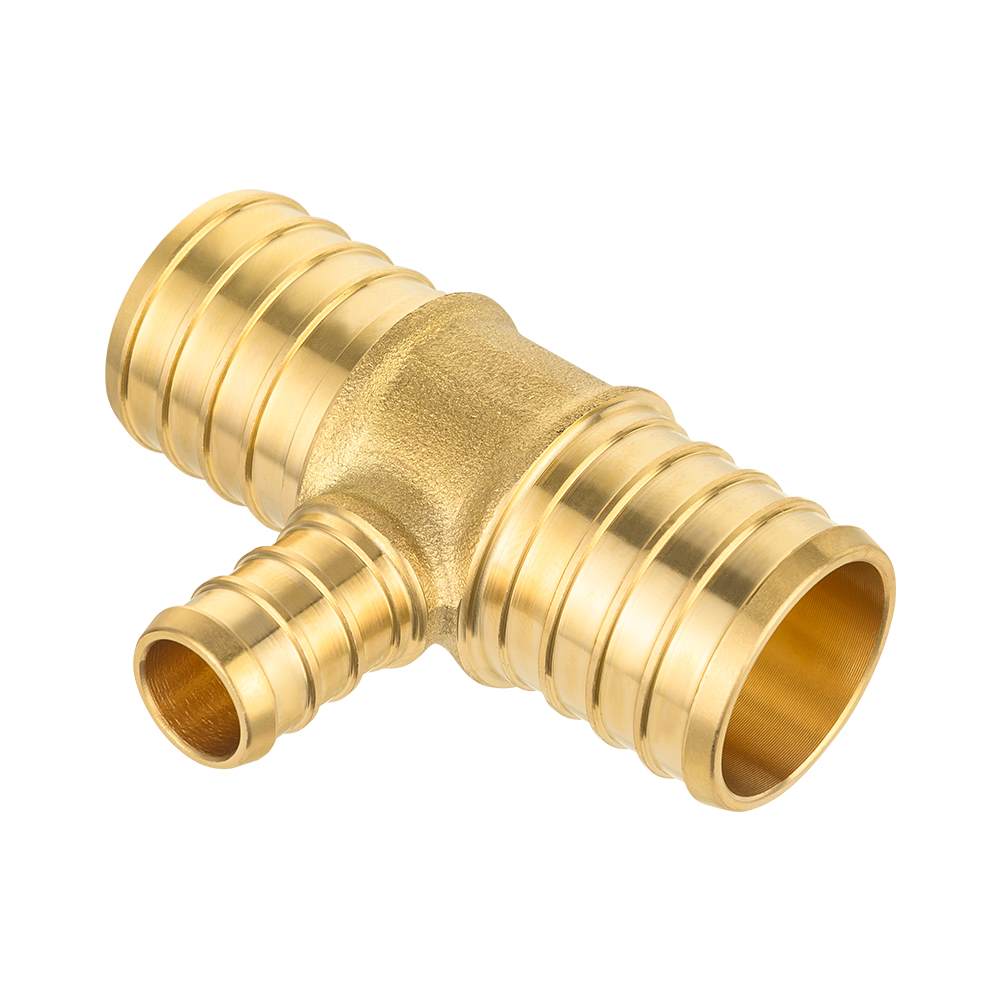PEX-B Crimp 1" PEX x 1" PEX x 1/2" PEX Reducing Tee (Lead Free)