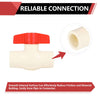 3/4" CPVC Ball Valve (Solvent) Plumbingsell