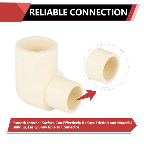 1/2" CPVC CTS 90° Street Elbow (Spigot x Socket) Plumbingsell