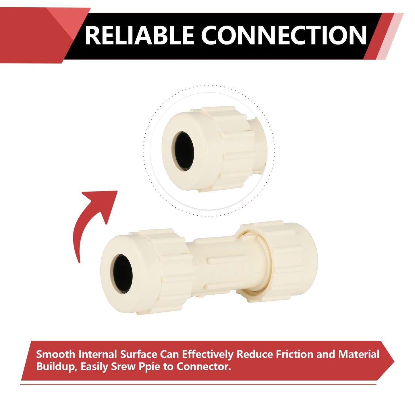 1" CPVC Compression Coupling