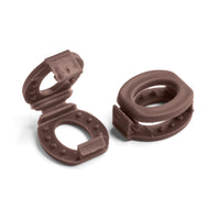 Brown Knot Bow Clip Shoelace Accessory The Original Stretchlace