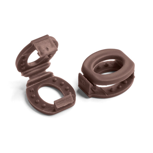 Brown Knot Bow Clip Shoelace Accessory The Original Stretchlace