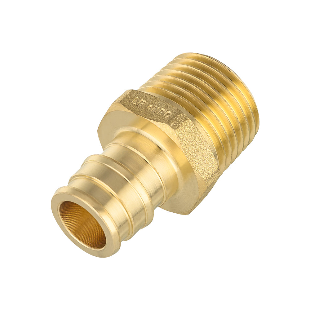 PEX A Expansion 3/4" PEX x 1/2" Male Threaded F1960 Adapter (Lead Free)