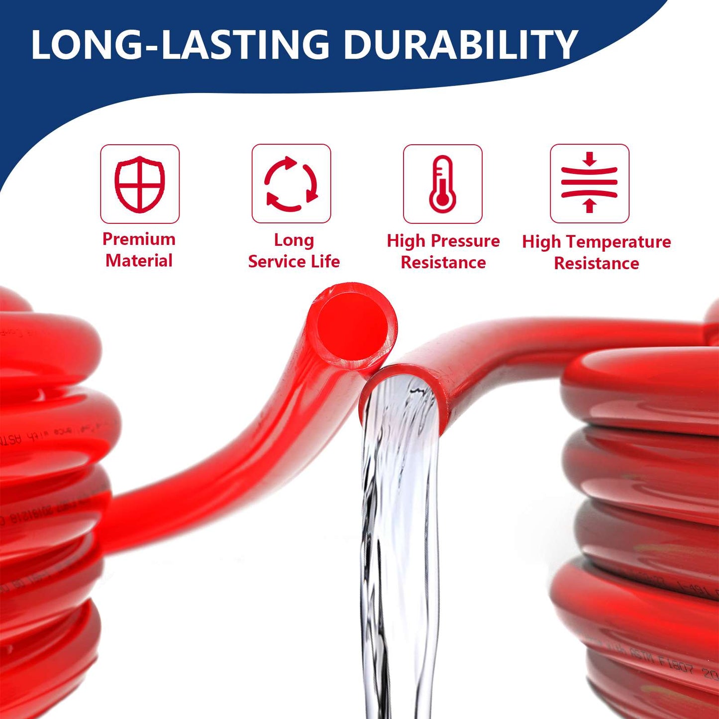 1/2" 300ft PEX-A Pipe (Red & Cutter)