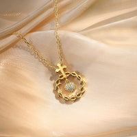 The Sacred Heart Dangle Pendant Necklace vanimy