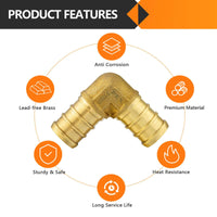 PEX-B Crimp Elbow 1/2" PEX x 1/2" PEX (Lead Free) Plumbingsell
