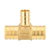 PEX-B Crimp 3/4" PEX x 3/4" PEX x 1/2" PEX Reducing Tee (Lead Free) Plumbingsell
