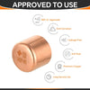 1/2" Solder Copper Pipe End Cap (Plug) Plumbingsell