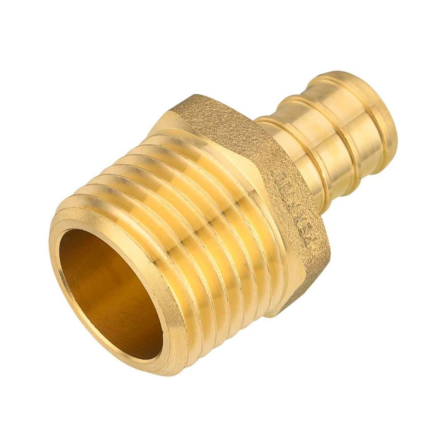 PEX-B Crimp 1/2" PEX x 1/2" Male Threaded Adapter (Lead Free)